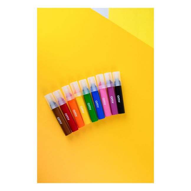 9 Jumbo felt-tip pens | Orange