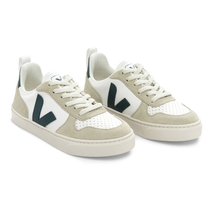 Sneakers V-10 con lacci in pelle | Verde- Immagine del prodotto n°1