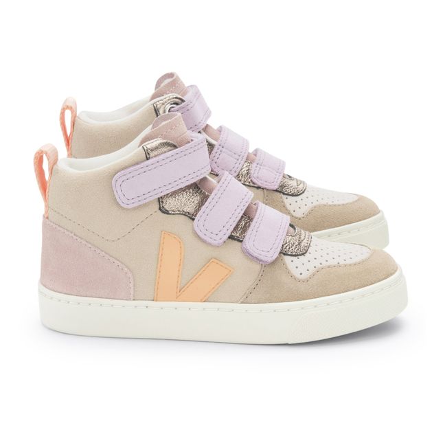 Baskets V-10 Mid Scratchs Suede | Rose