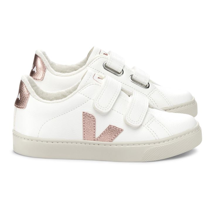 Esplar Scratch Leather Filled Sneakers | Pink- Product image n°0
