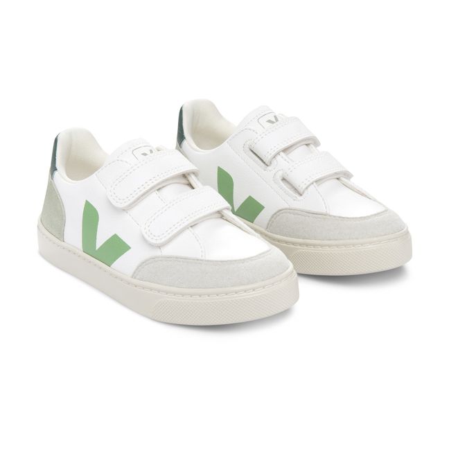 Esplar Velcro Leather Sneakers | Green