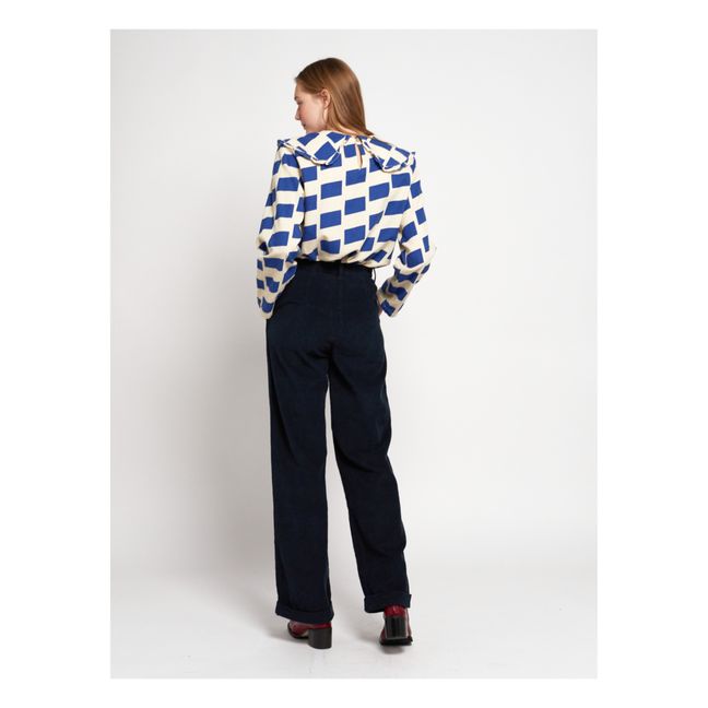 Blouse Col - Collection Femme  | Ecru