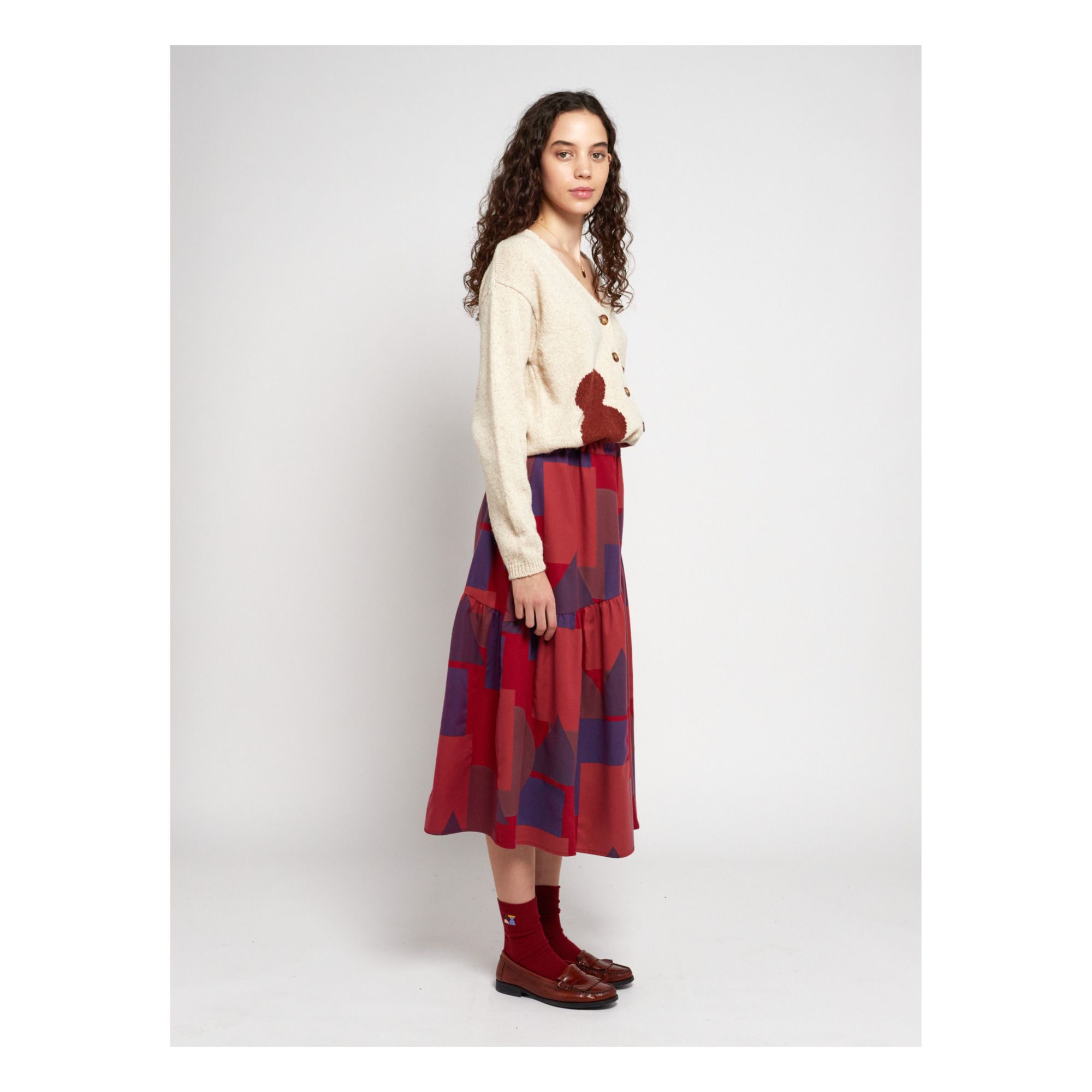 Flannel hotsell skirt midi