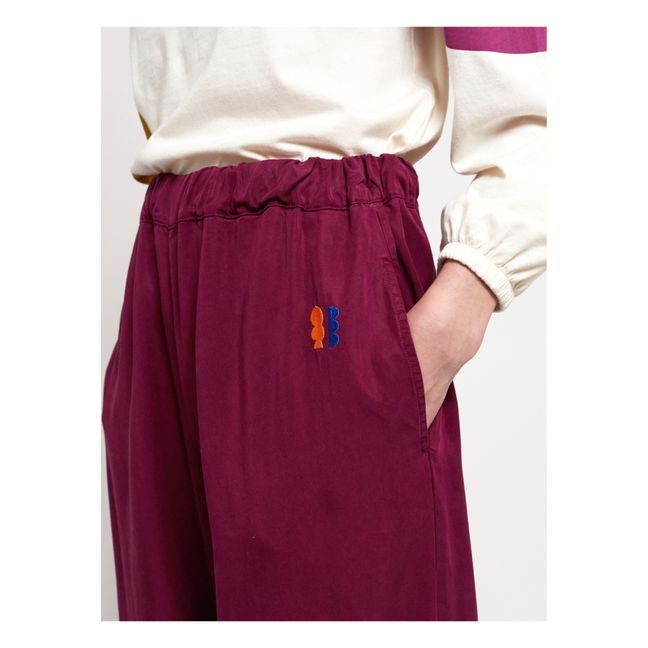 Hose Lyocell - Damenkollektion  | Pflaume