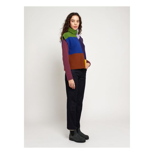 Wool Rollneck Pullover - Women’s Collection  | Purple
