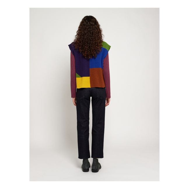 Jersey de lana de cuello vuelto - Colección Mujer  | Violeta