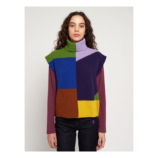 Wool Rollneck Pullover - Women’s Collection  | Purple