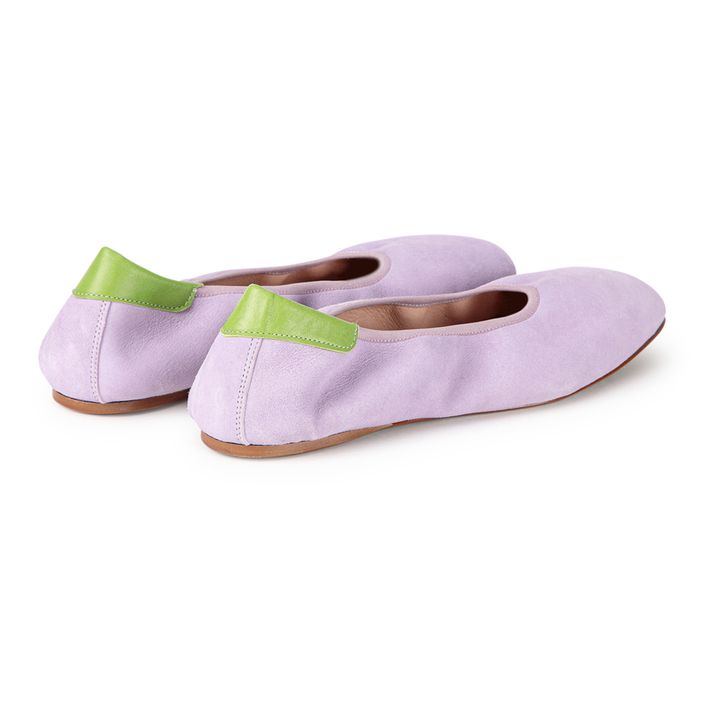 Bailarinas de ante - Colección Mujer  | Lila- Imagen del producto n°3