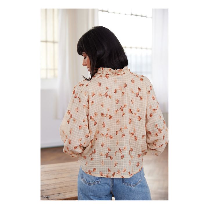 Soline Kogala Embroidery blouse | Ecru- Product image n°3