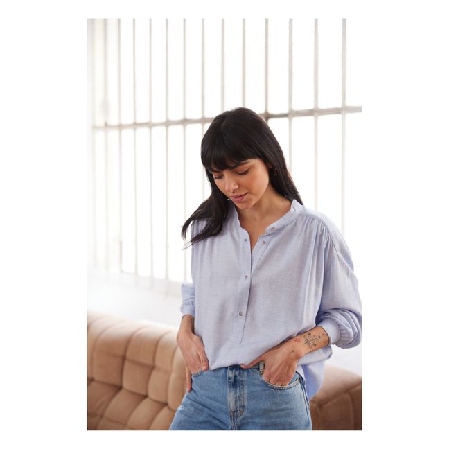 Blouse Lonnie | Bleu ciel