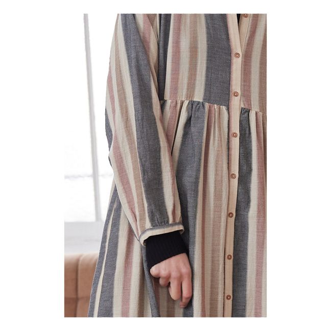 Miuchia Aman Stripes Dress | Grey