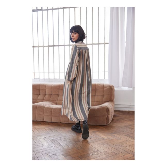 Robe Miuchia Aman Rayures | Grau