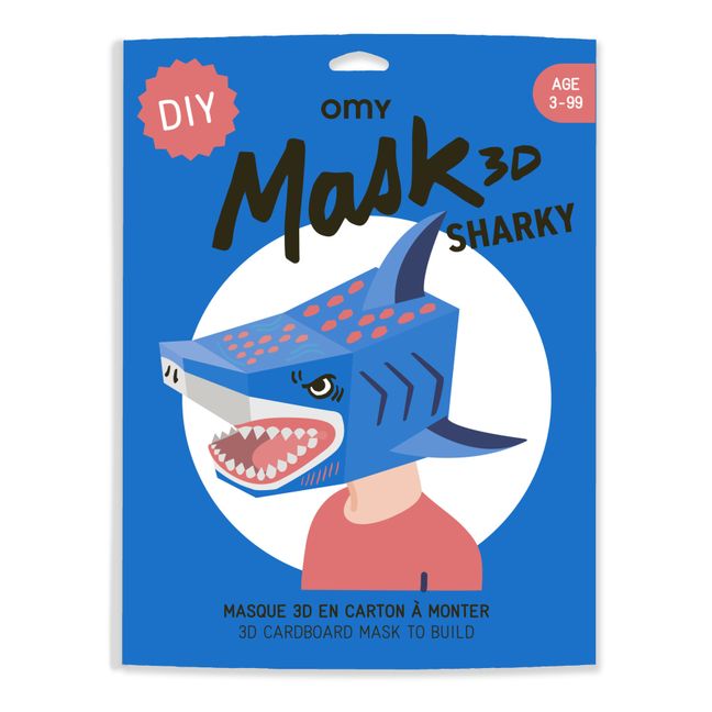 Masque 3D - Sharky | Bleu