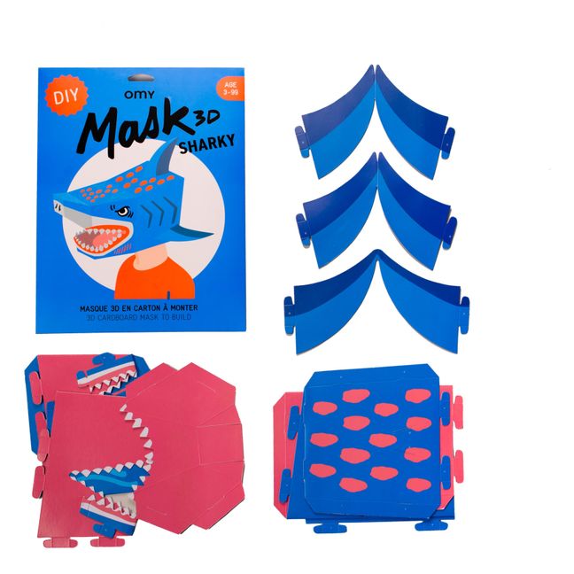 Masque 3D - Sharky | Bleu