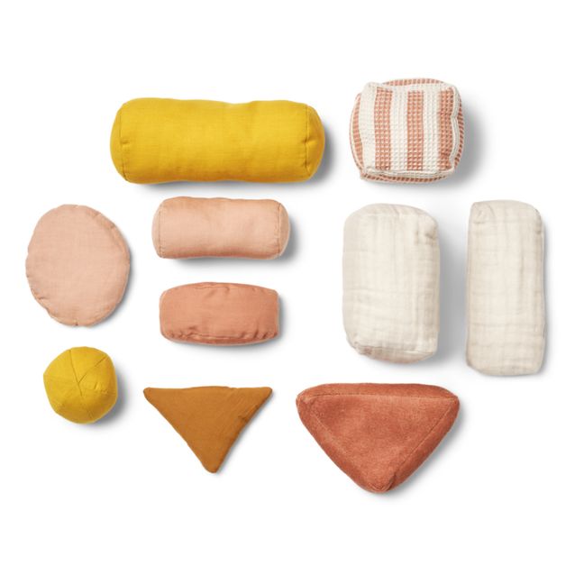 Cubi sensoriali - Set da 10 | Rose multi mix
