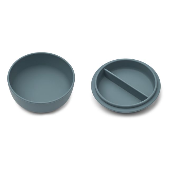 Bol en silicone Serge | Whale blue