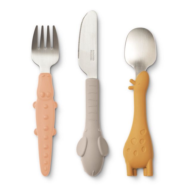 Couverts en inox Tove - Set de 3 | Tuscany rose mix