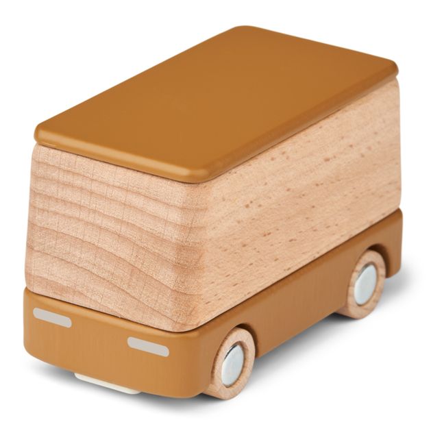 Bus en bois | Golden caramel