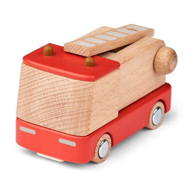 Camion dei pompieri in legno | Aurora red mix