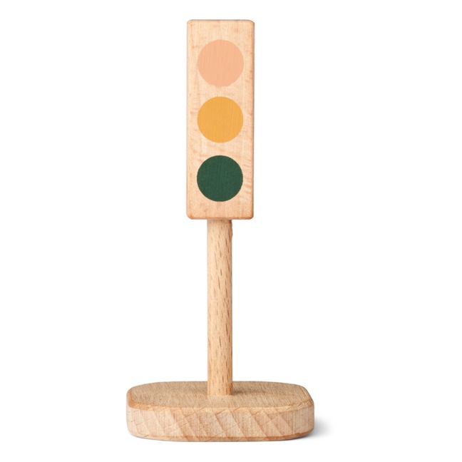 Segnali stradali in legno - Set di 4 | Mustard multi mix
