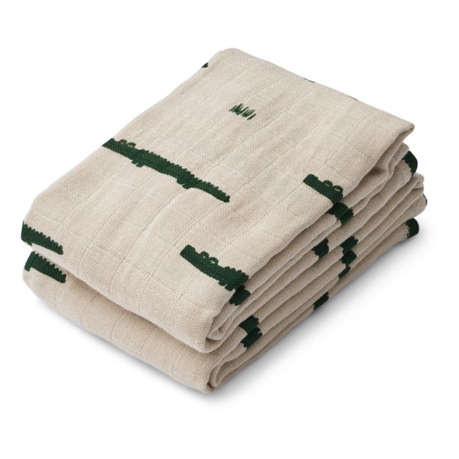 Langes Lewis en coton bio - Set de 2 | Carlos/Sandy