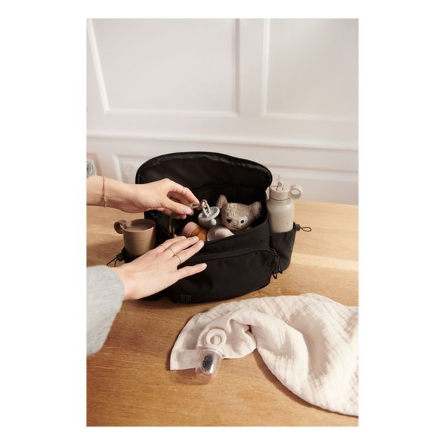 Nobodinoz - Sac organisateur de poussette Baby on the go - Argile