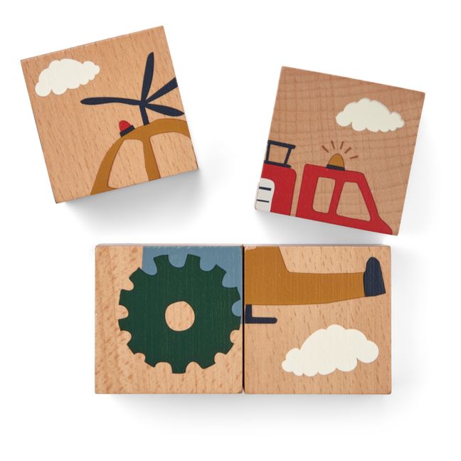 Cubes en bois Aage | Vehicle/Nature