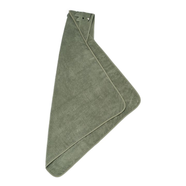 Badecape aus Bio-Baumwollfrottee Augusta | Faune green- Produktbild Nr. 1