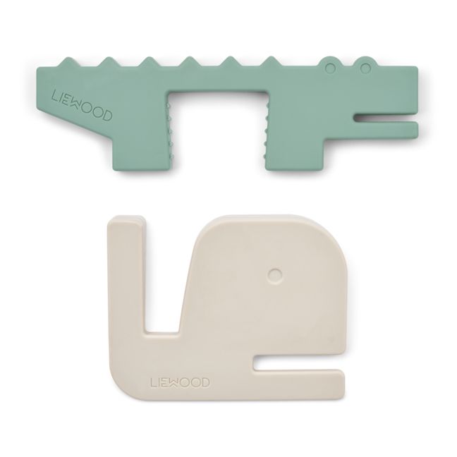 Cales porte Bjarke - Set de 2 | Sandy/Peppermint