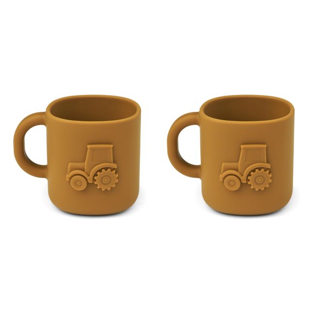 Silikontasse Chaves - 2er Set | Golden caramel