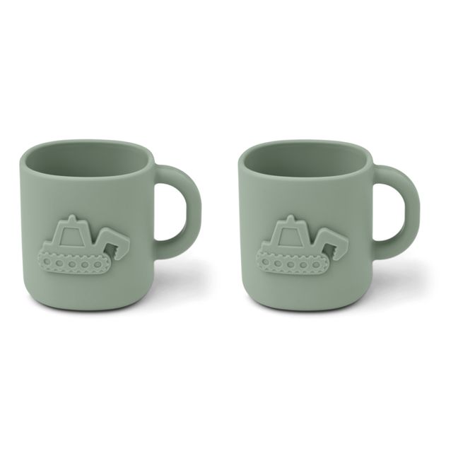 Silikontasse Chaves - 2er Set | Faune green