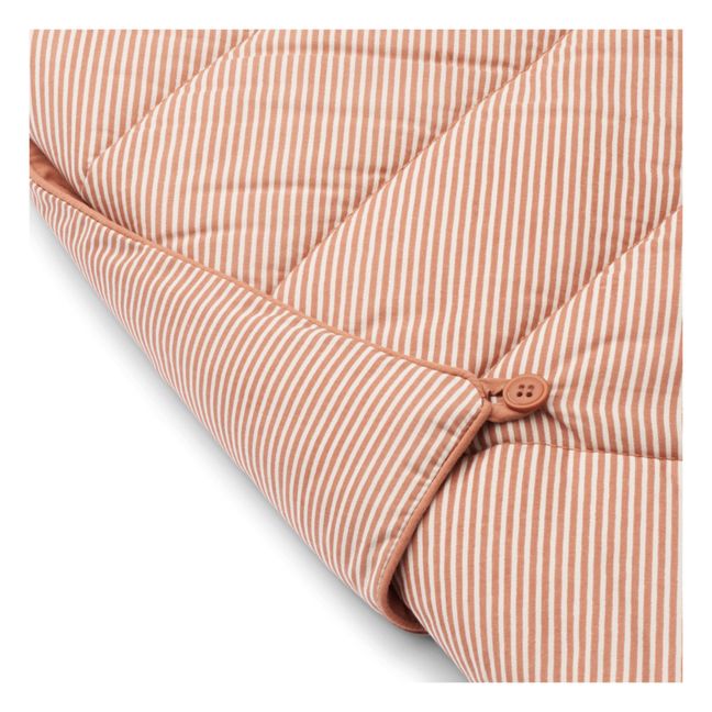 Daxton blanket in organic cotton | Tuscany rose