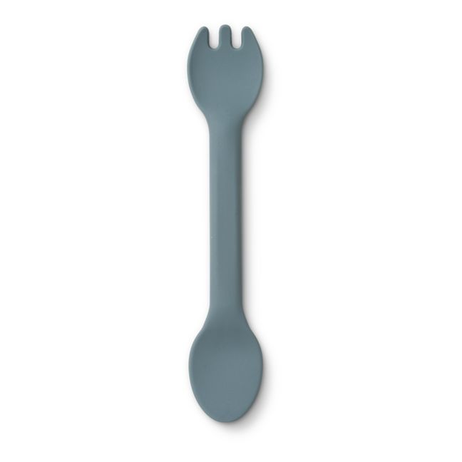 Couverts en silicone 2 en 1 Jan - Set de 4 | Faune green multi mix