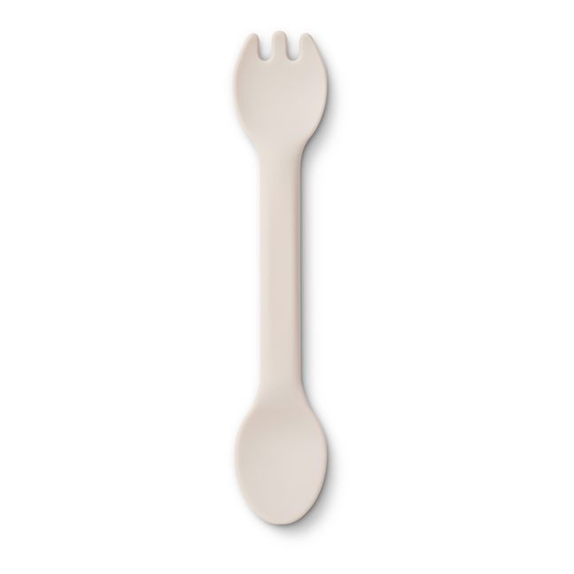 Posate in silicone 2 in 1 Jan - Set di 4 | Faune green multi mix