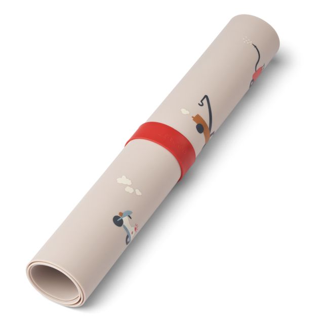 Set de table Jude en silicone | Emergency vehicle/Sandy