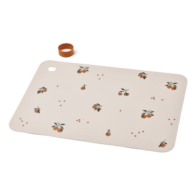 Jude Silicone Place Mat | Peach/Sandy
