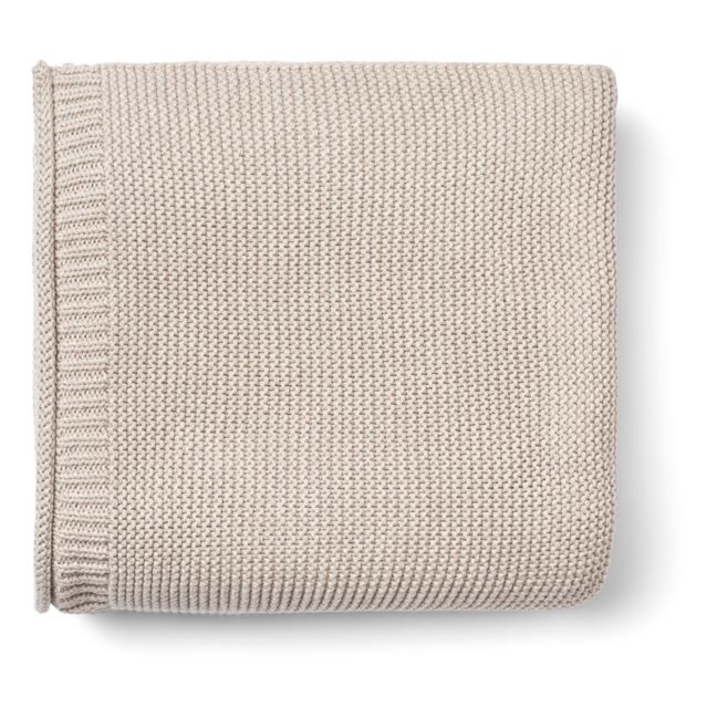 Couverture en coton bio Kara | Sandy melange
