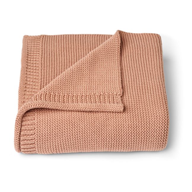 Couverture en coton bio Kara | Pale tuscany