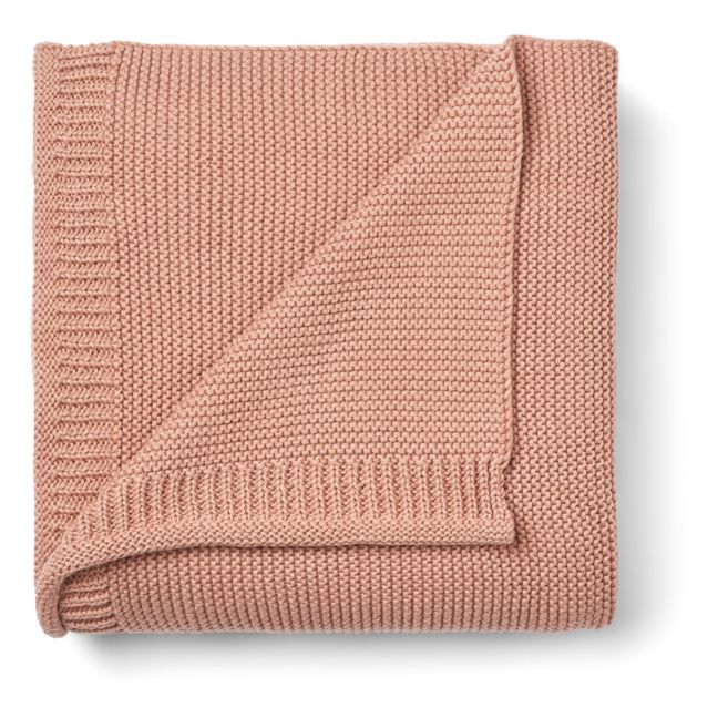 Kara organic cotton blanket | Pale tuscany