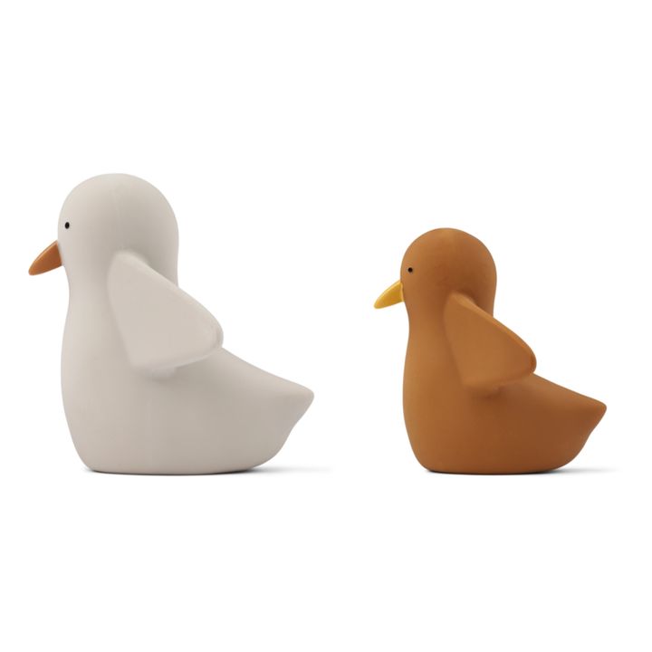 Loma Natural Rubber Bath Toys - Set of 2 | Mustard mix- Product image n°0