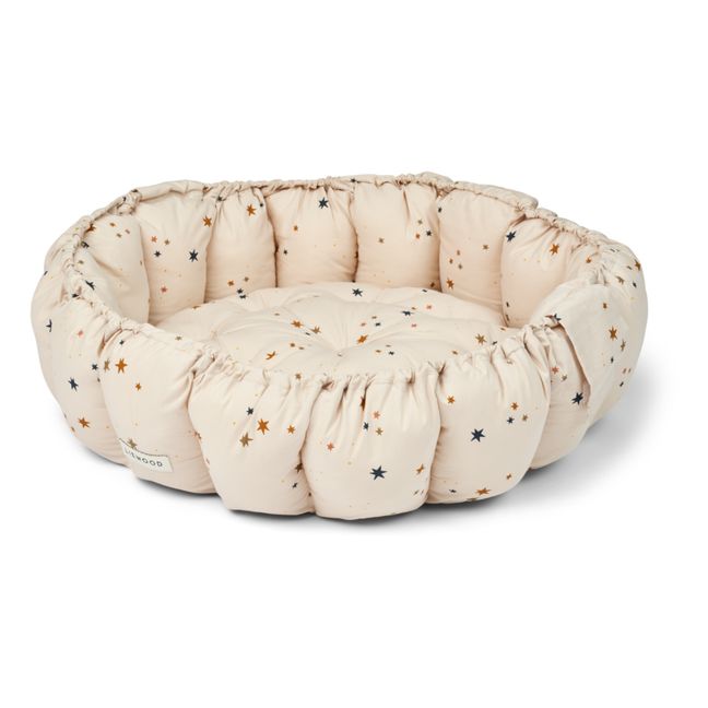 Nid d'éveil en coton bio Ola | Star bright/Sandy