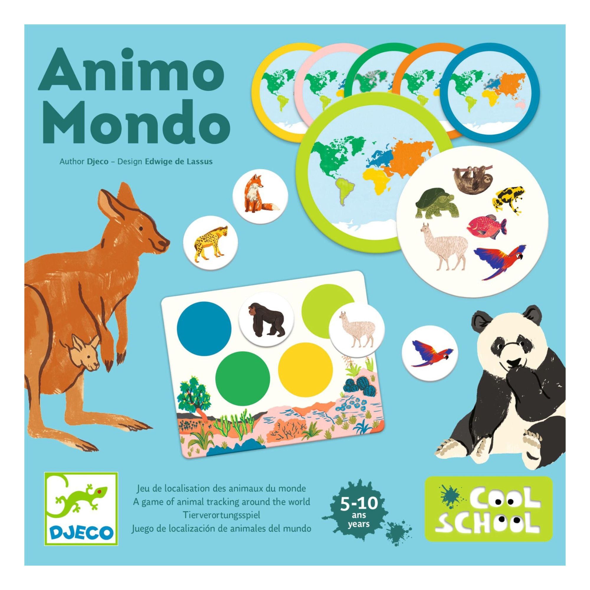 Djeco - Animo Mondo Cool school