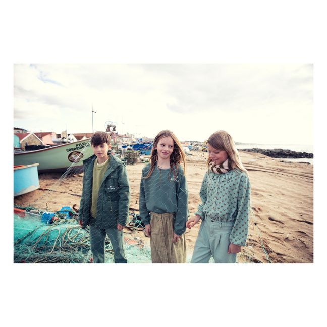 Blouse Eponge Bio Flèche | Green water