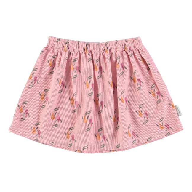 Fish Corduroy Skirt | Pink