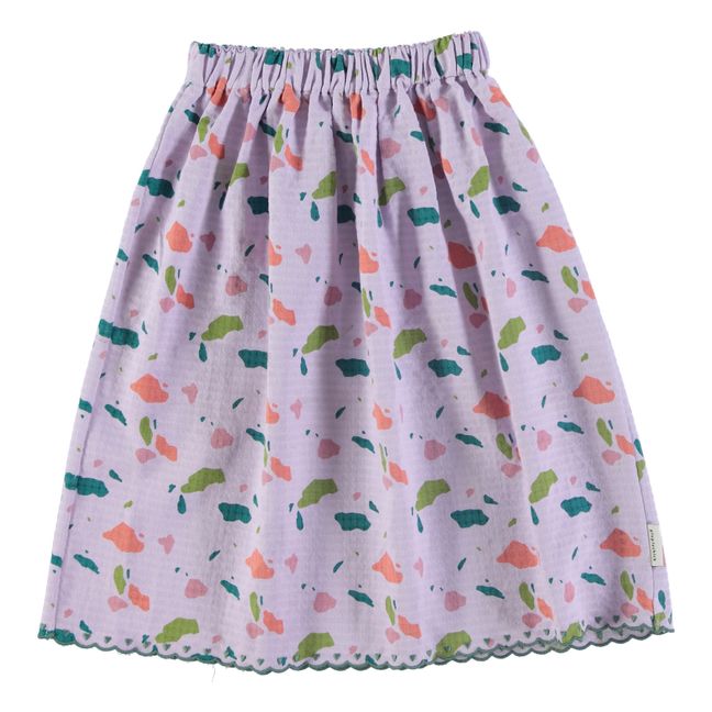 Geometric Shape Skirt | Lilac