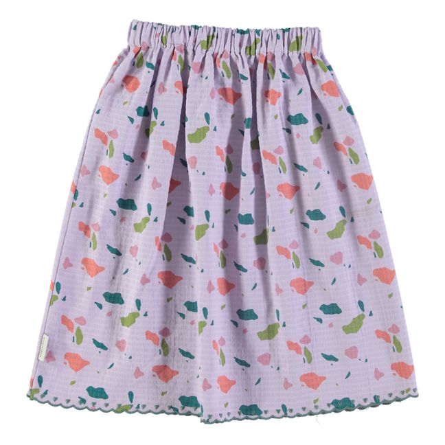Geometric Shape Skirt | Lilac