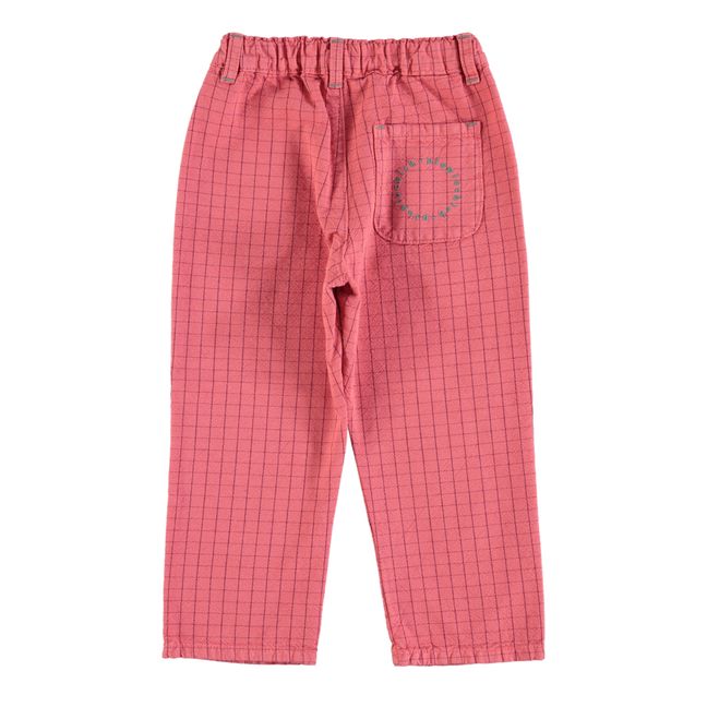 Pantalon à Carreaux | Rouge
