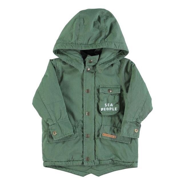 Parka con cappuccio rimovibile | Verde