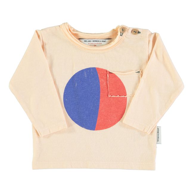 Circle T-shirt | Nude