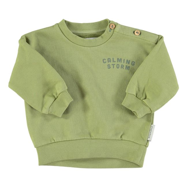 Calming Storm Organic Cotton Sweatshirt | Sage